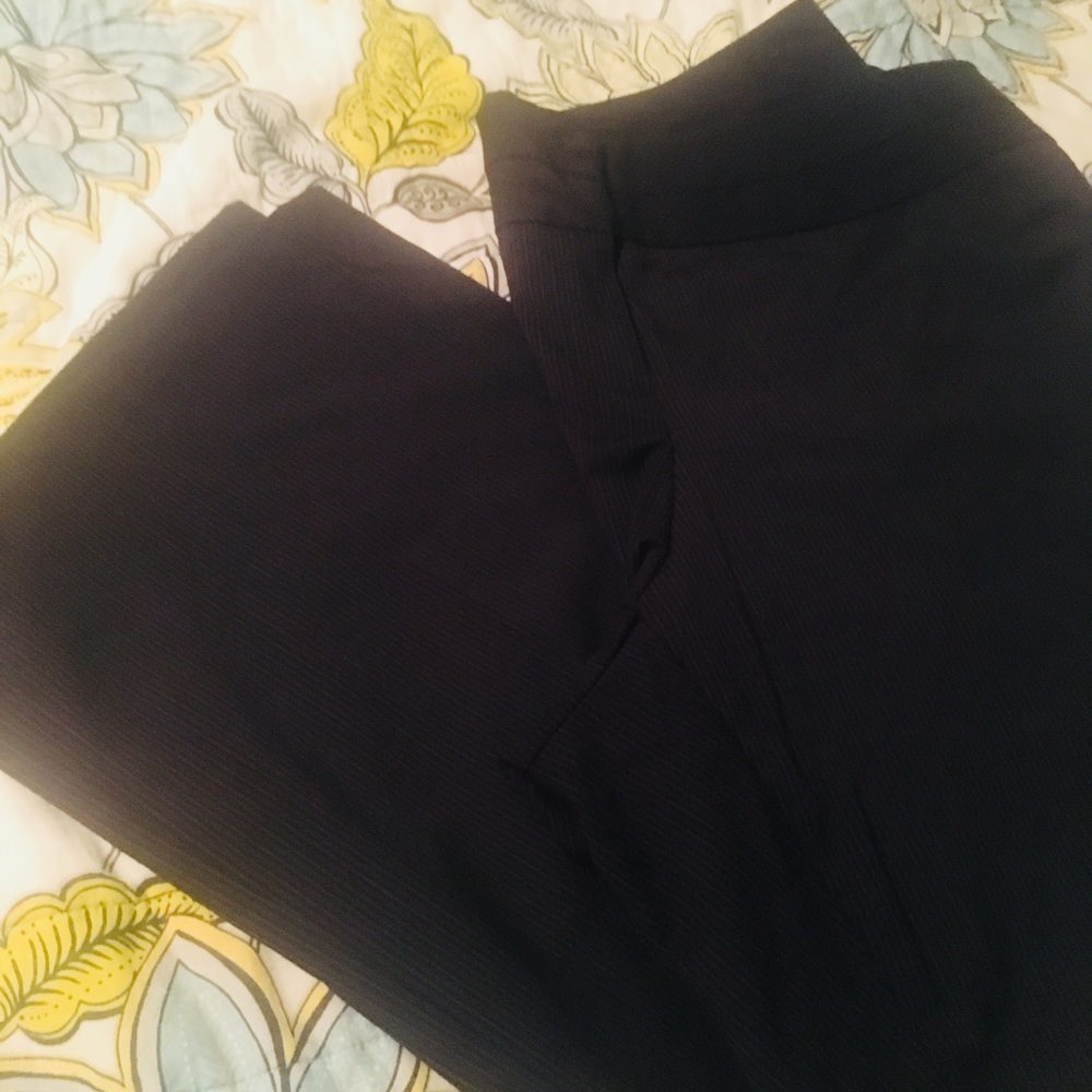 Ashley Stewart pinstriped dress pants